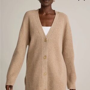 Quince Mongolian Cashmere Oversized Cardigan - S